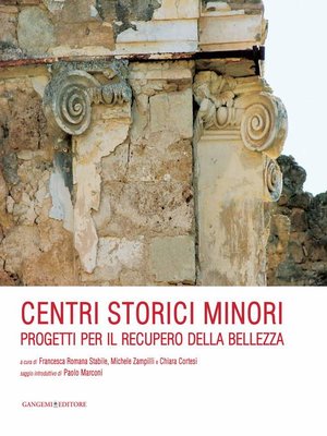 cover image of Centri storici minori